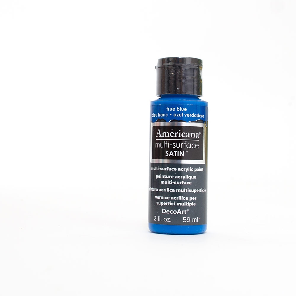 Americana, Acrylic, Art & School, Multi-surface, Paint, 2 ounce, 45270, True Blue